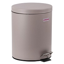 Ведро-контейнер для мусора (урна) с педалью LAIMA Classic, 12 л, серое, матовое, металл, со съемным внутренним ведром в Нальчике Ведро-контейнер для мусора (урна) с педалью LAIMA Classic, 12 л, серое, матовое, металл, со съемным внутренним ведром в Нальчике