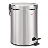 Ведро-контейнер для мусора (урна) с педалью LAIMA Classic, 12 л, зеркальное, нержавеющая сталь, со съемным внутренним ведром в Нальчике