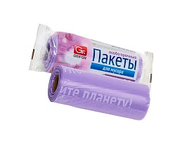 Мешки для мусора 35 л, ароматизированные, сиреневые, в рулоне 20 шт., ПНД, 12 мкм, 560х530 мм, GRIFON Полевые Цветы, 100-034 в Нальчике Мешки для мусора 35 л, ароматизированные, сиреневые, в рулоне 20 шт., ПНД, 12 мкм, 560х530 мм, GRIFON Полевые Цветы, 100-034 в Нальчике