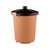 Мусорный бак с крышкой 105 л бежевый 105 бежевый в Нальчике Мусорный бак с крышкой 105 л бежевый 105 бежевый в Нальчике