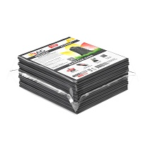 Мешки для мусора 160 л, серые, в пачке 10 шт., ПВД, 40 мкм, 900х1100 мм, i-Bag в Нальчике