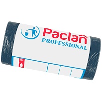 Мешки для мусора 35 л, черный, в рулоне 50 шт., ПНД, 6,2 мкм, 600х500 мм, PACLAN Professional, 604077 в Нальчике Мешки для мусора 35 л, черный, в рулоне 50 шт., ПНД, 6,2 мкм, 600х500 мм, PACLAN Professional, 604077 в Нальчике