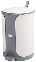 Контейнер для мусора Sтилъ с педалью 18 л серый 18 серый в Нальчике Контейнер для мусора Sтилъ с педалью 18 л серый 18 серый в Нальчике