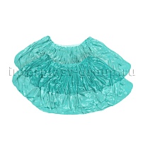 Бахилы бирюзовые 2000 шт (1000 пар), 16 мкм, однослойные, с одной резинкой, Эконом в Нальчике Бахилы бирюзовые 2000 шт (1000 пар), 16 мкм, однослойные, с одной резинкой, Эконом в Нальчике