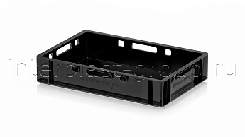 Ящик для мяса и колбасных изделий Е-1 черный в Нальчике Ящик для мяса и колбасных изделий Е-1 черный в Нальчике