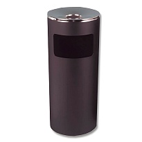 Урна металлическая с пепельницей, Титан, 29 л, черная, оцинкованная сталь в Нальчике