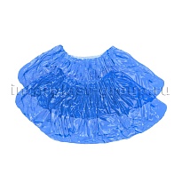 Бахилы голубые 2000 шт (1000 пар), 16 мкм, однослойные, с одной резинкой, Эконом в Нальчике