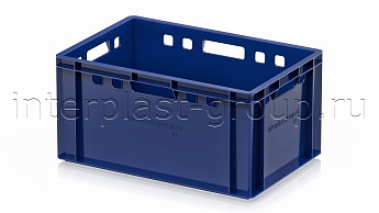 Ящик для мяса и колбасных изделий Е-3 темно-синий в Нальчике Ящик для мяса и колбасных изделий Е-3 темно-синий в Нальчике