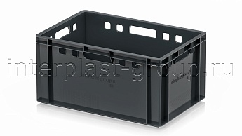 Ящик для мяса и колбасных изделий Е-3 темно-серый в Нальчике