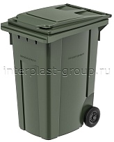 Мусорный контейнер 360 л зеленый 360 зеленый в Нальчике