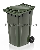 Контейнер для мусора 240 л зеленый облегченный 240 зеленый в Нальчике