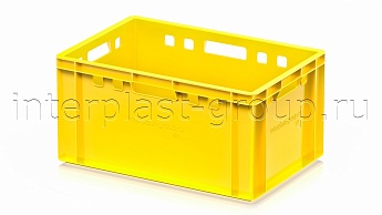 Ящик для мяса и колбасных изделий Е-3 желтый в Нальчике Ящик для мяса и колбасных изделий Е-3 желтый в Нальчике